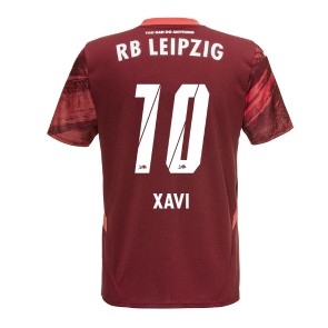 Billiga RB Leipzig Xavi Simons #10 Bortatröja 2024-25 Kortärmad